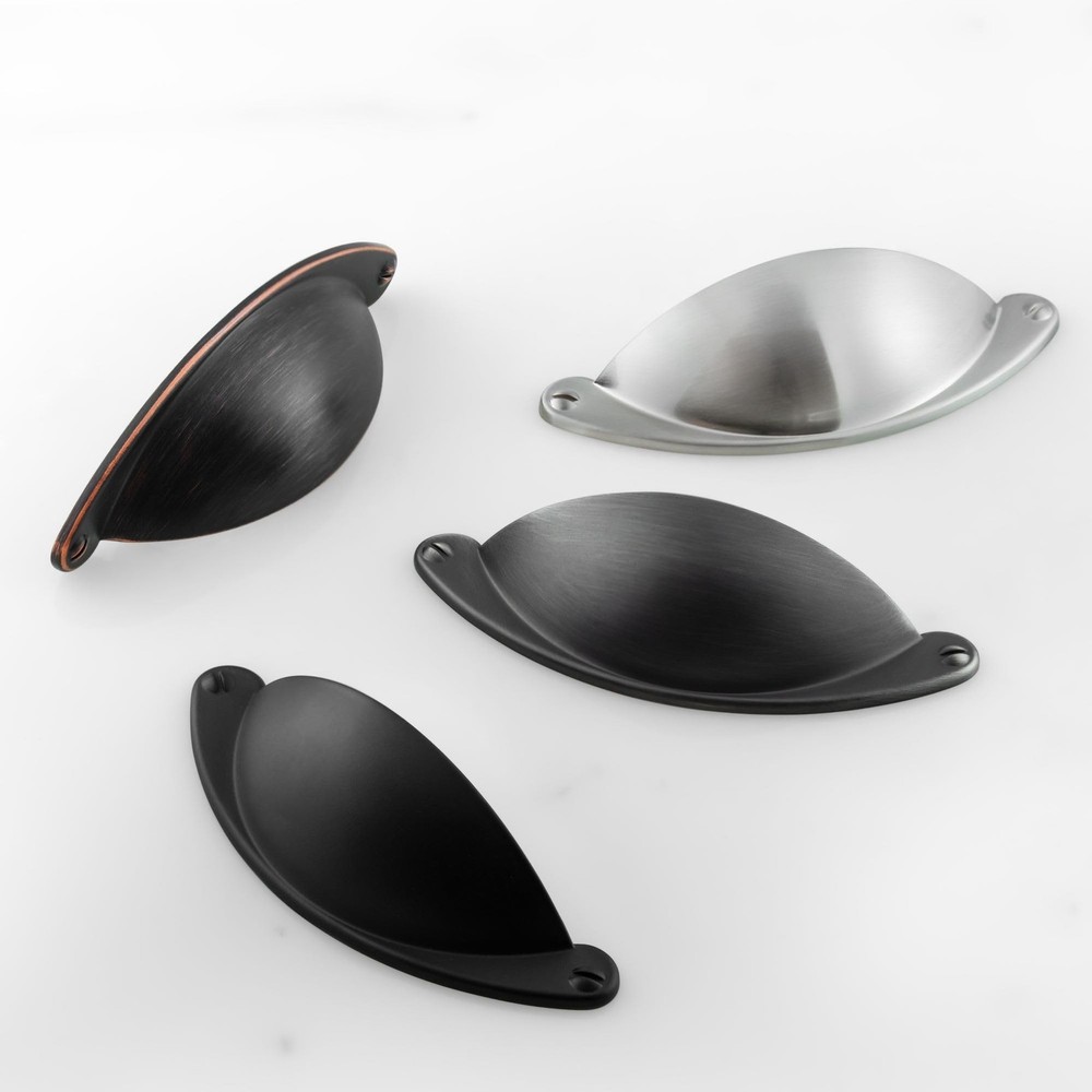 HESTIA HARDWARE 10 Pack | 2.5 Inch Drawer Pulls Satin Nickel Cabinet Pulls an...