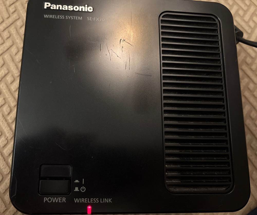 Panasonic SE-FX70 Receiver 📡 43W Wireless Rear Speaker System – Black