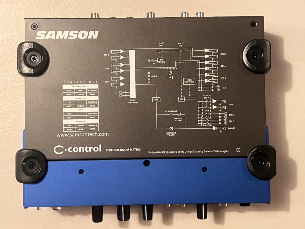 SAMSON C AUDIO CONTROL CONTROL ROOM MATRIX SELECTOR