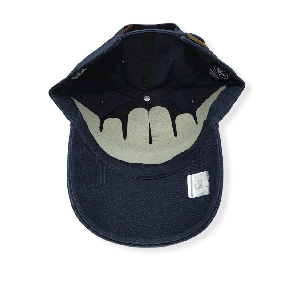 '47 Chicago Bears Clean Up Navy Adjustable Strap Hat Dad Cap
