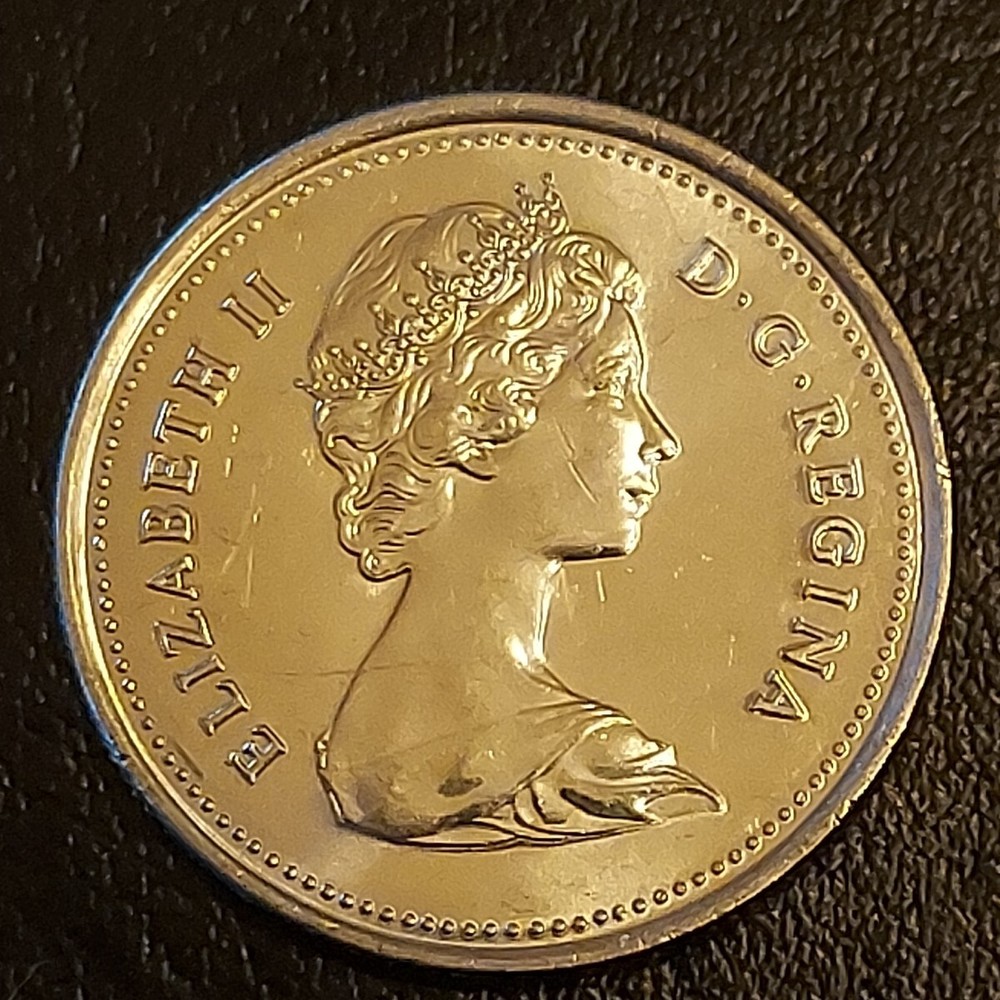 1986 CANADA 25 CENTS UNC Coin