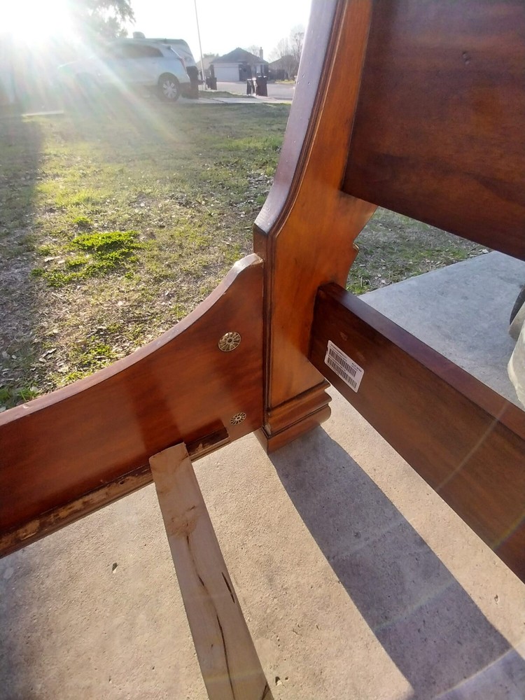 Ethan Allen Tuscany Sleigh Bed King Bed Frame