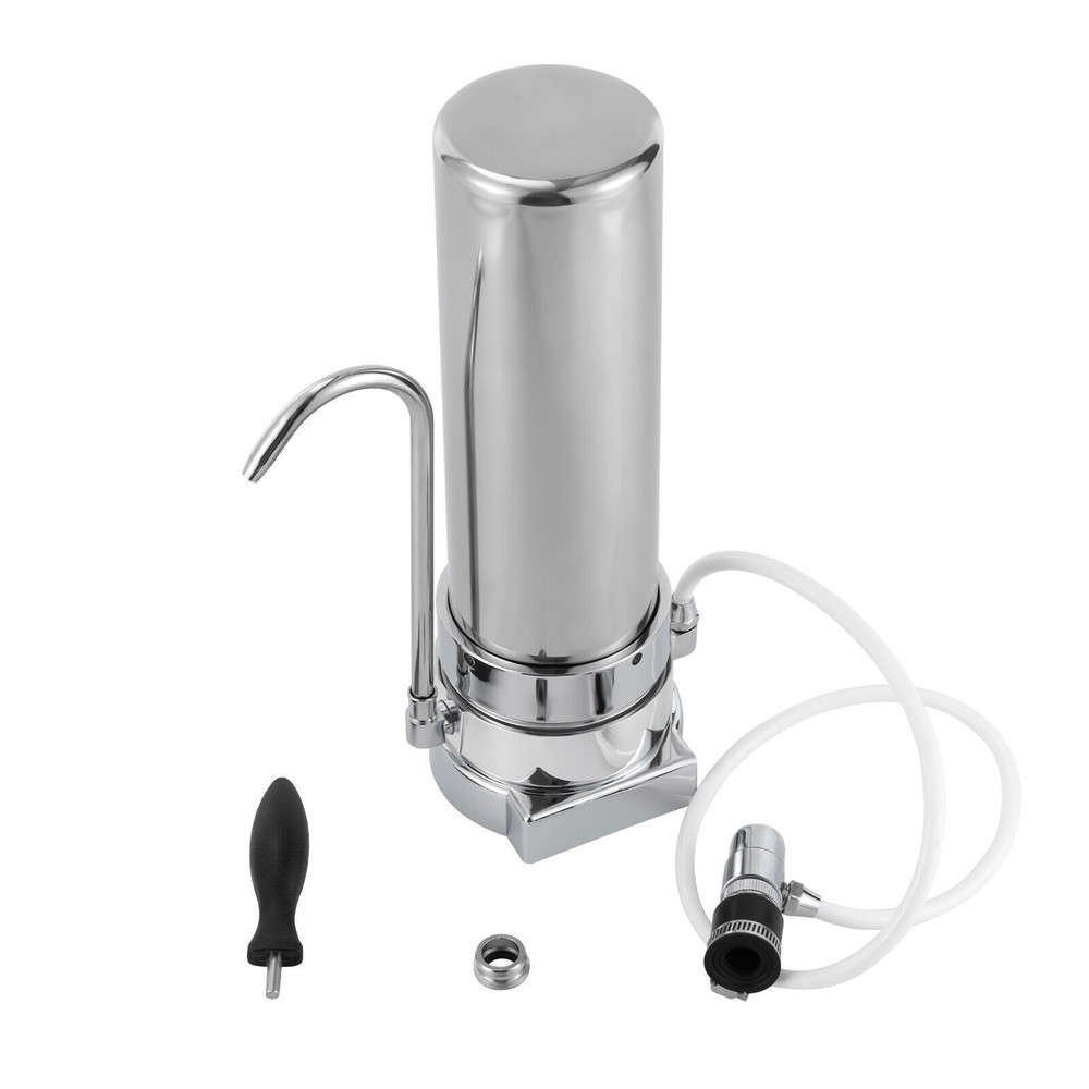 Countertop Filter Water Filtration Filter Sink Drinking System Stainless Steel