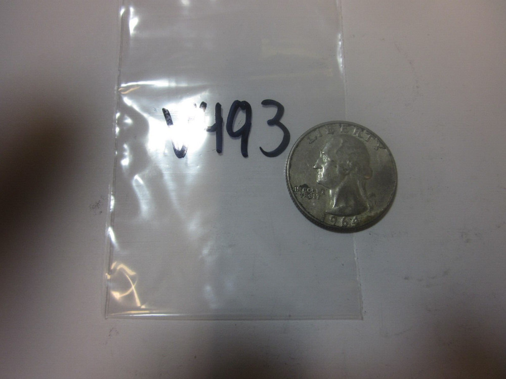 1964 D Washington Silver Quarter 90% Silver