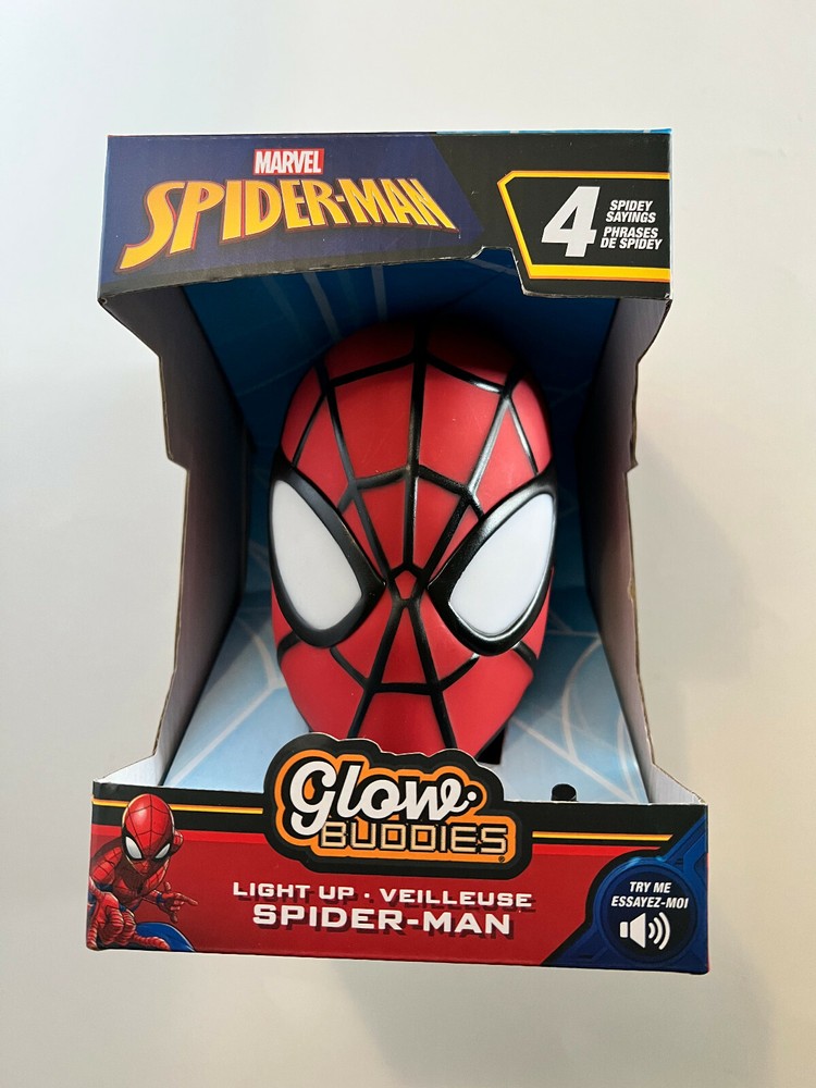 Marvel Glow Buddies Light Up Spider-Man Head
