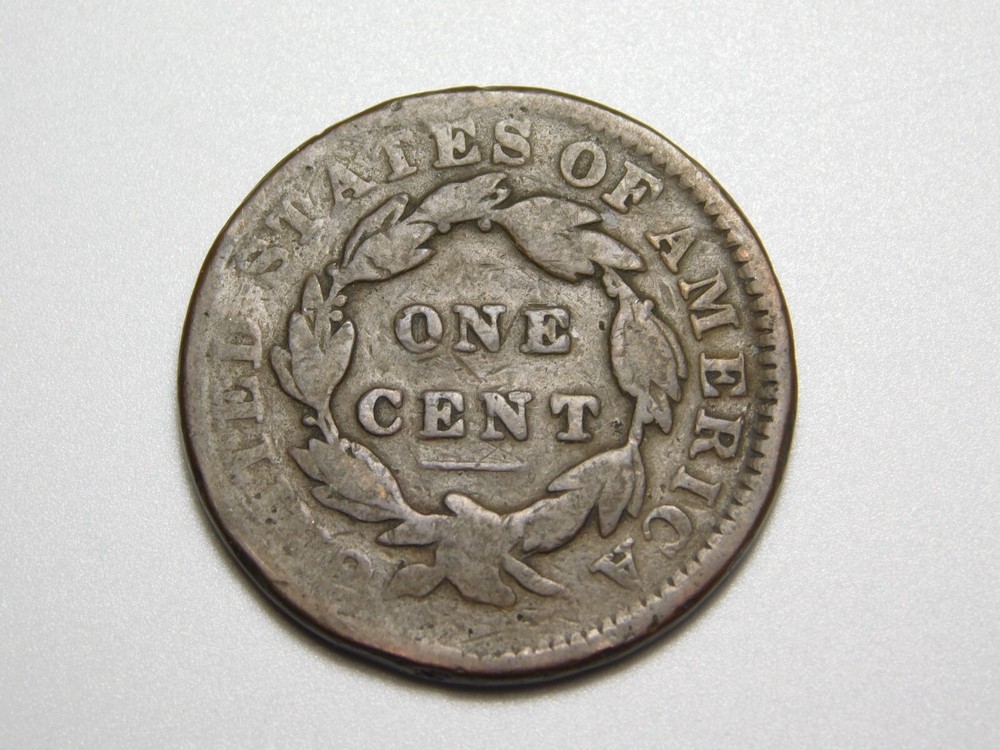 US COINS 1832 CORONET HEAD LARGE CENT