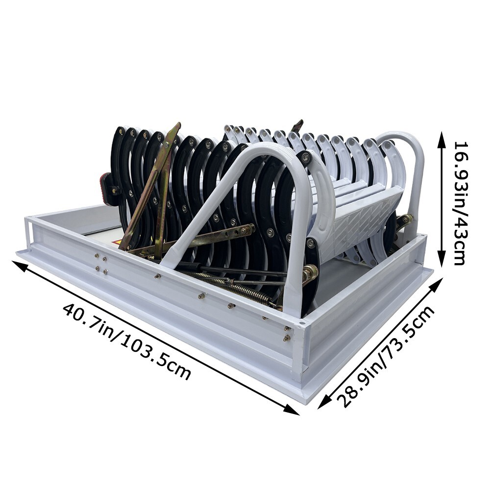 Hidden Ceiling Pull-down Folding Stairs Retractable Stairs for Domestic Attic