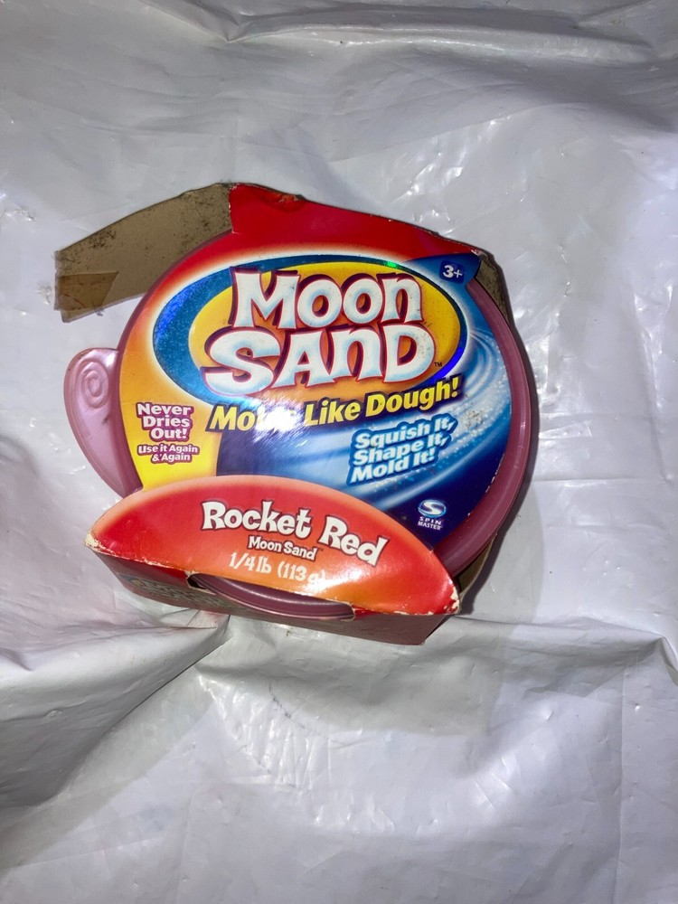 MOON SAND MOLDS LIKE DOUGH ROCKET RED SPIN MASTER SPINMASTER