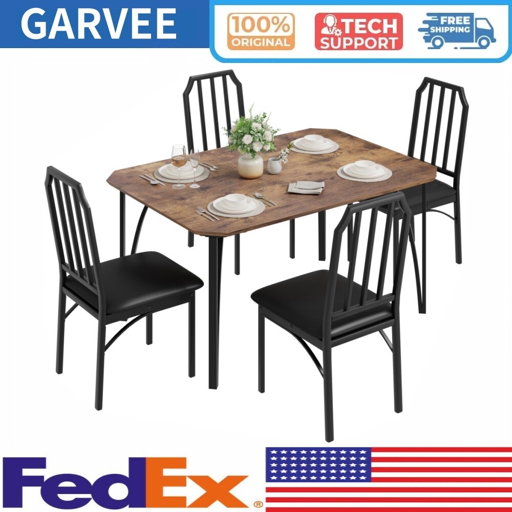 Dining Table Set for 2/4 Kitchen Table and Chairs for 2/4 for Small Space Home