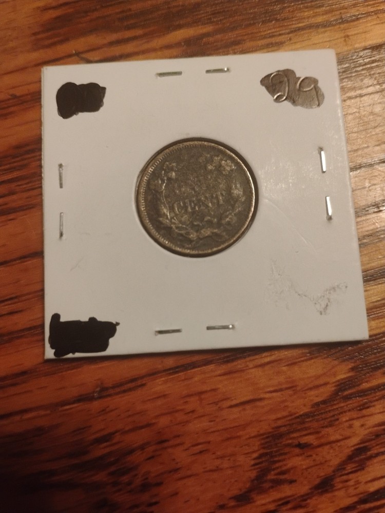 1858 Flying Eagle One Cent Penny Coin With Small Letters