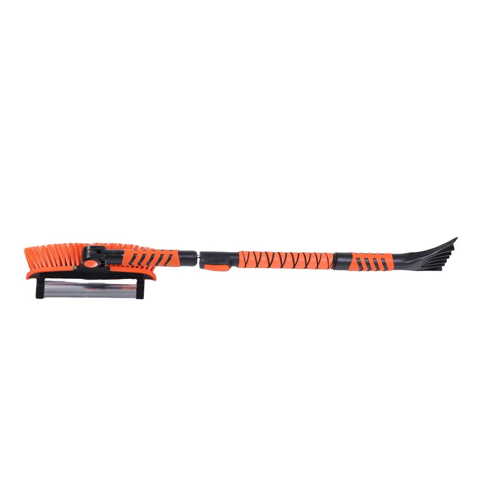 4 In 1 Extendable Snow Brush Ice Scraper For Car Windshield DERL