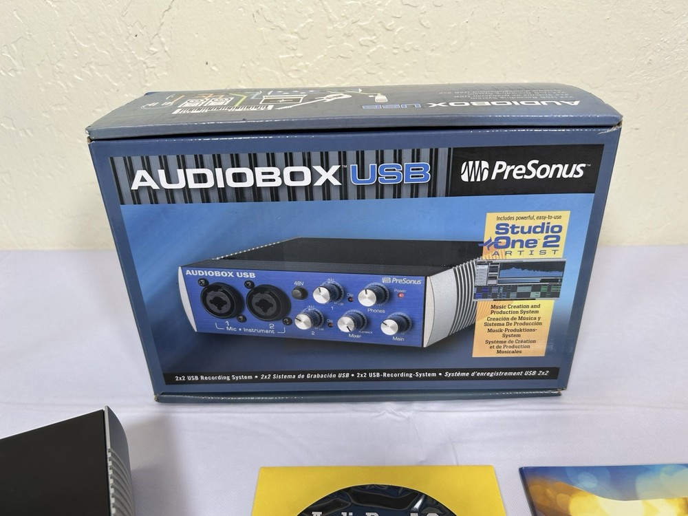 PreSonus AudioBox USB 2x2 Recording System MIDI Interface - USED
