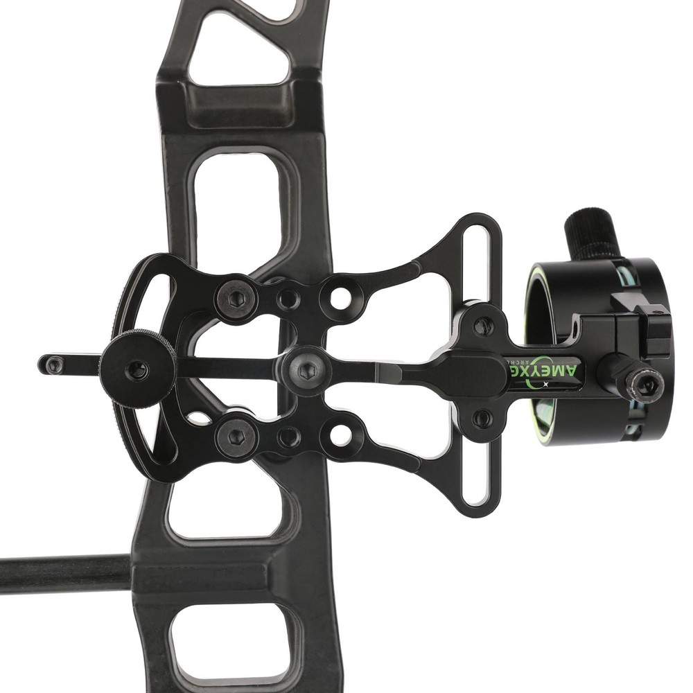 Archery Compound Bow Sight 1 Pin 0.019" Adjustable Hunting Shooting Target