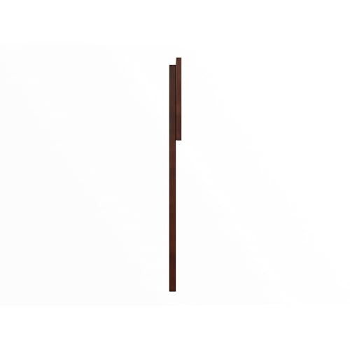 Orlando Modern Solid Wood Headboard, Queen Queen (U.S. Standard) Walnut