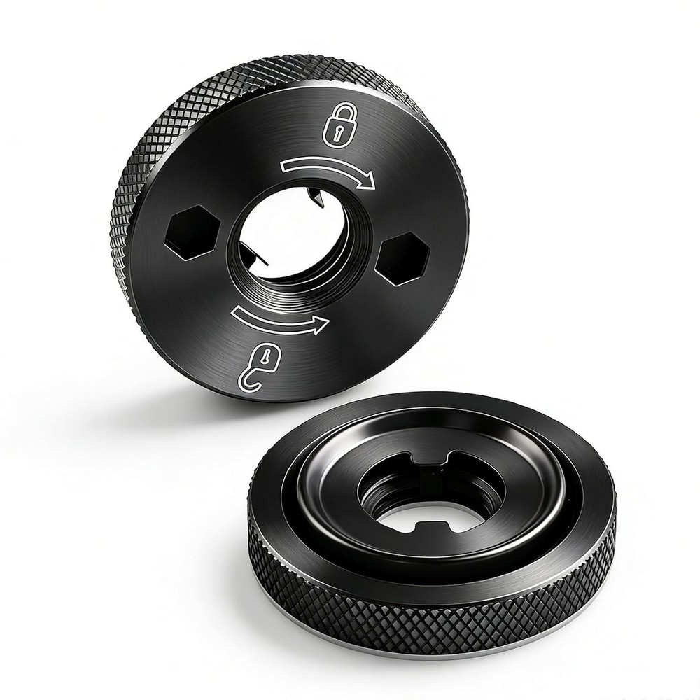 2x N484249 Angle Grinder Flanged Hex Nut For DeWalt Grinder DCG413B DCG413B-B3