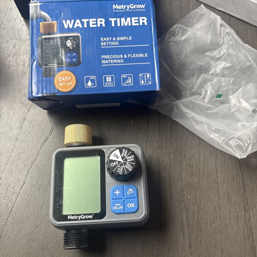 Metry Grow Single Outlet water timer.