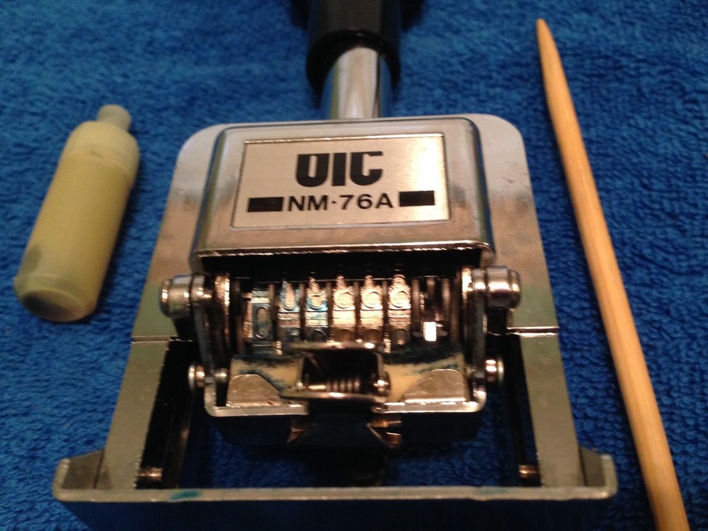 Vintage OIC Auto Numbering Machine