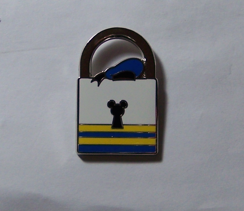 Disney Pin PWP Lock Collection Donald Duck