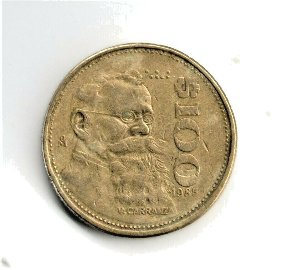 1985 Mexico 100 Pesos Coin