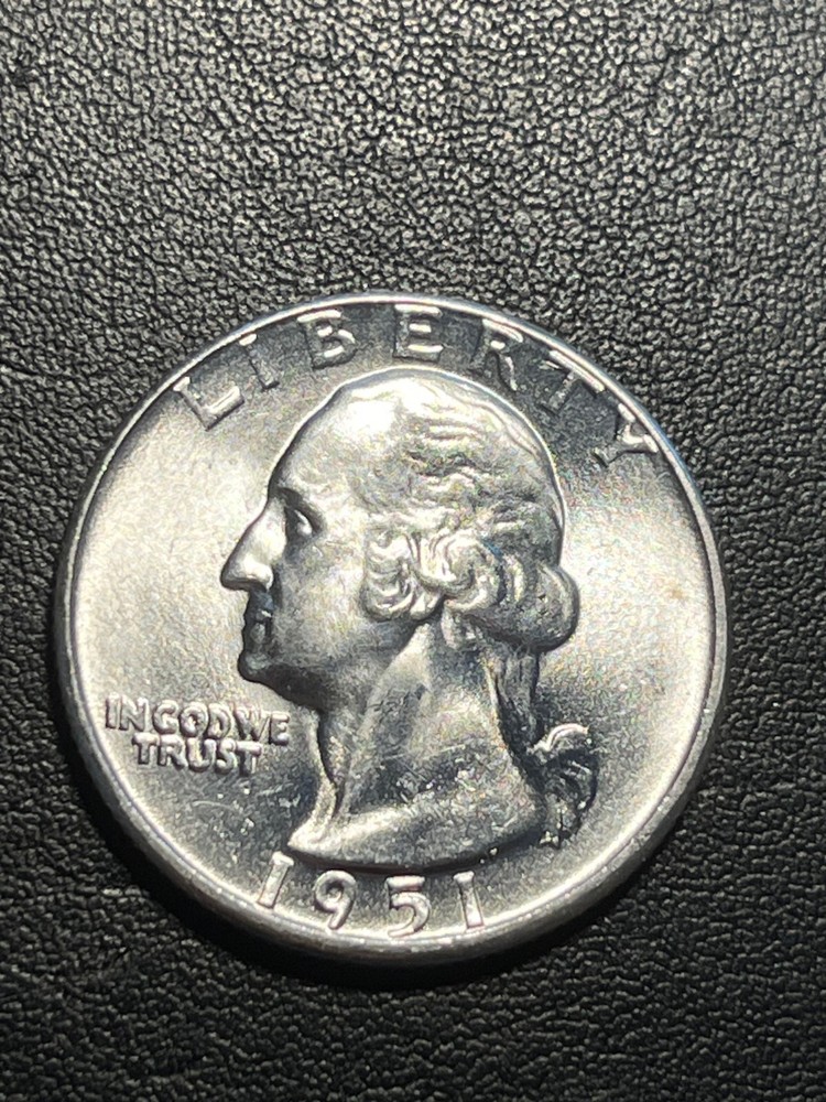 1951 Washington Quarter Gem BU+ - Sharp Strike Great Luster #5