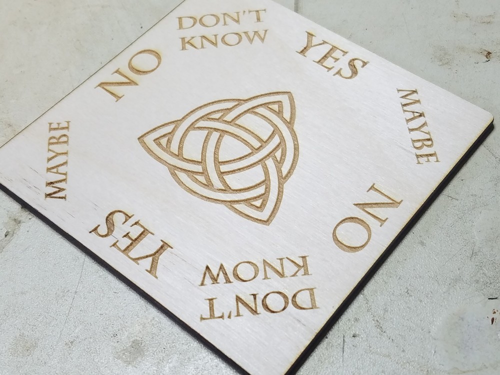 MINI Celtic Knot Pendulum Board HANDMADE for Wicca, Witch & Pagan