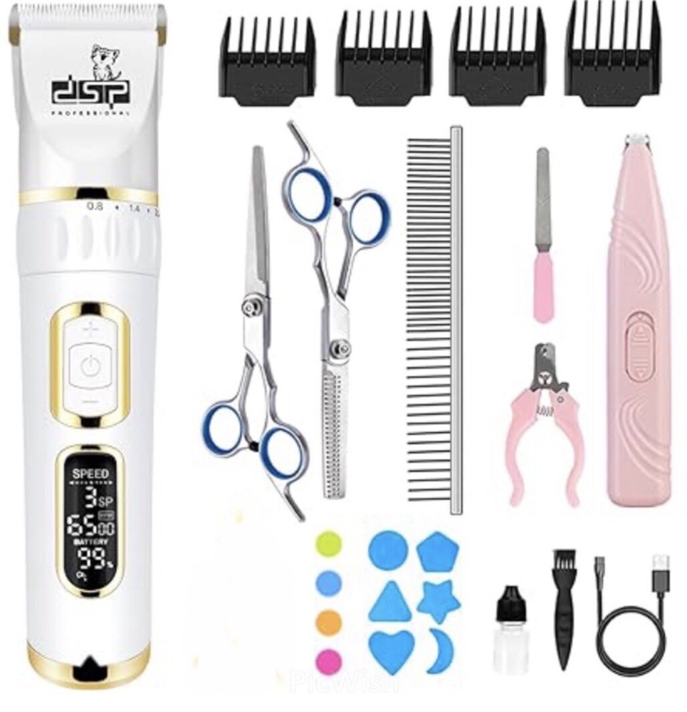 Cat Pet Grooming Combo Set