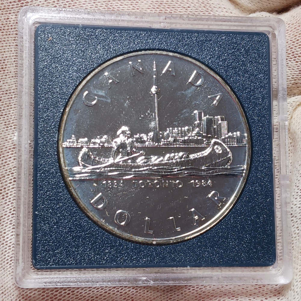 1984 Canada Silver Dollar BU - Toronto - Prooflike $1