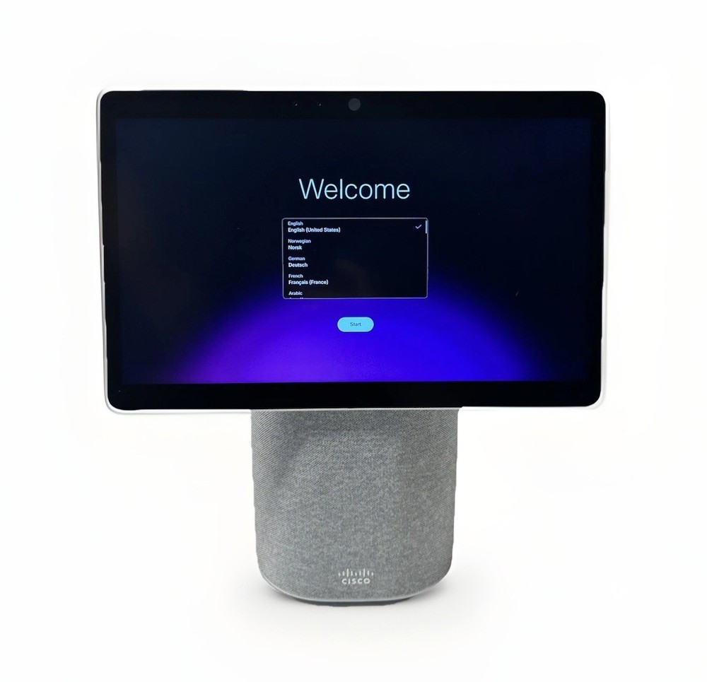 Cisco Webex Desk Mini Touchscreen Video Conferencing Display TTC9-01 Light Gray