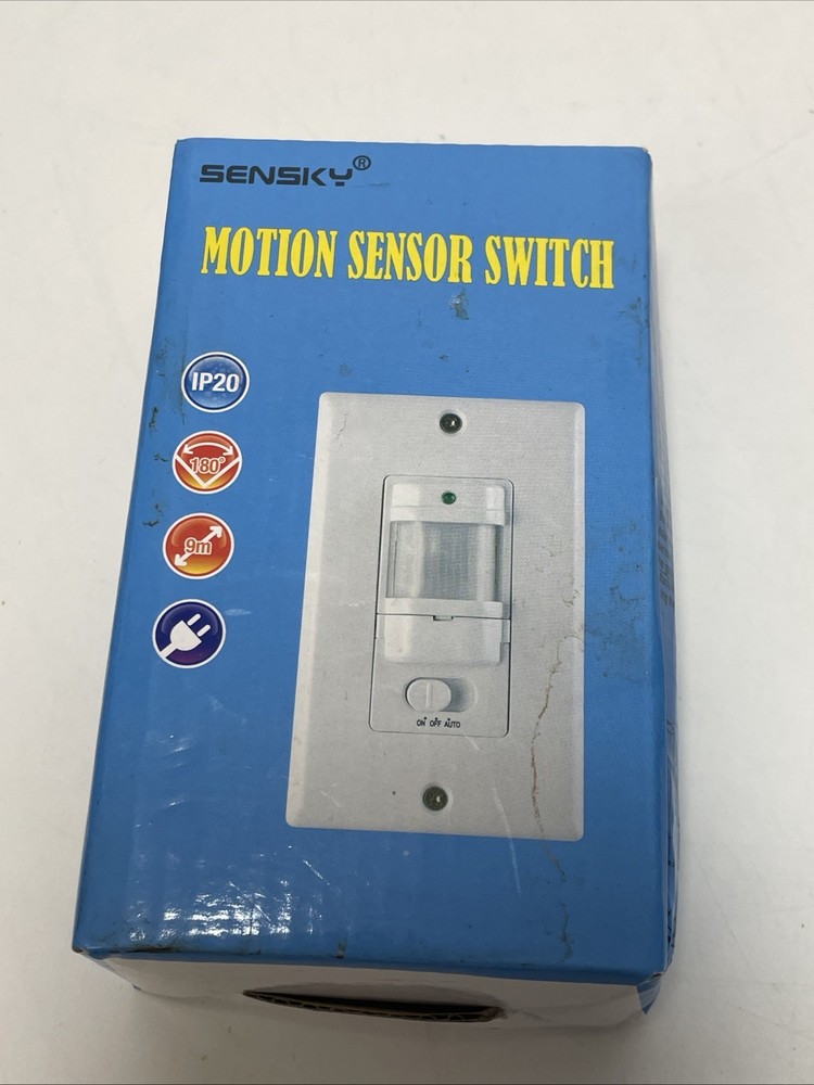 New Sensky Motion Sensor Switch Ambient Light Ambient Adjustable Time Delay