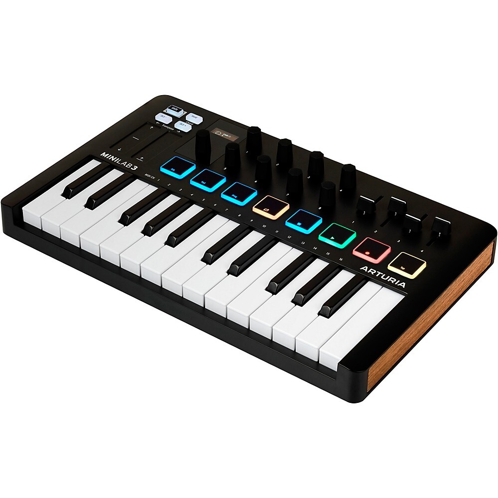 Arturia MiniLab 3 Hybrid Keyboard Controller Black
