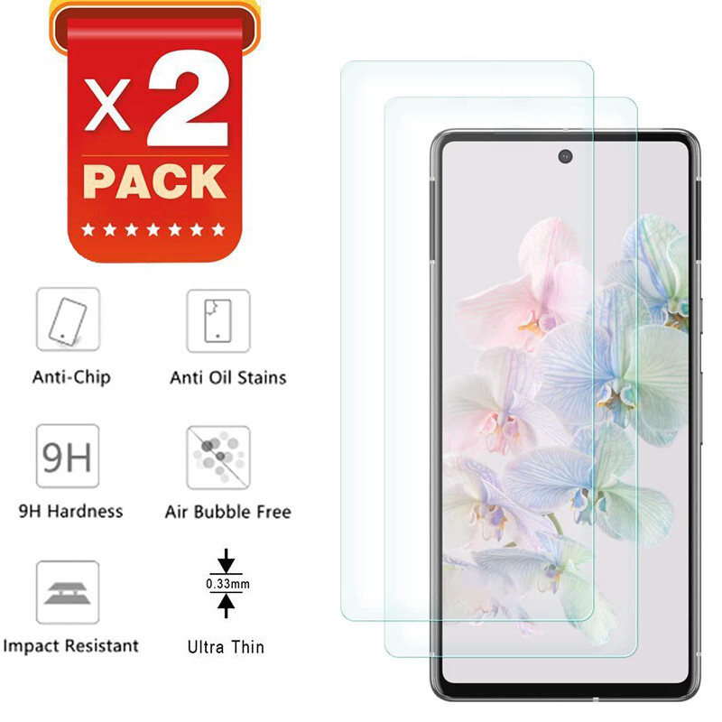 2Pack Tempered Glass Screen Protector For Google Pixel 7 / Pixel 7a