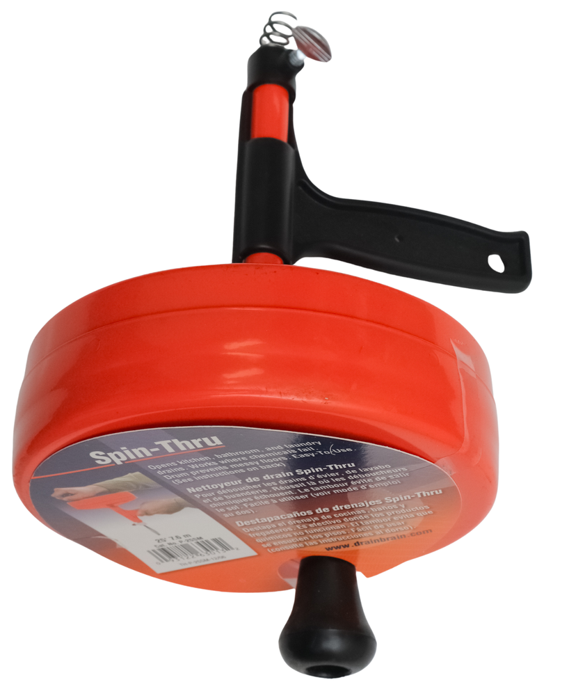 1/4 In. x 25 Ft. Plastic Spin Through Drain Auger