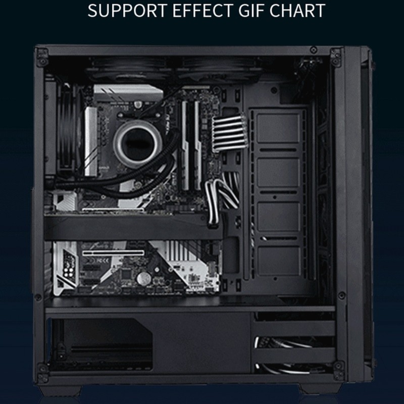 VC3 3 Pin ARGBAutomatic Color-changing Graphics Card Bracket GPU Support Frame