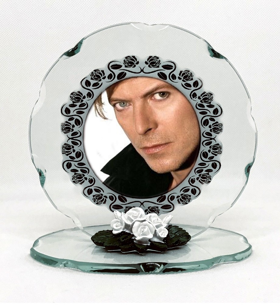 David Bowie ,Let's Dance, Changes, Glass Plaque Ltd Edition,  by Cellini Plaques