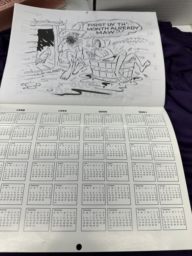 2000 Original Hillbilly Calendar
