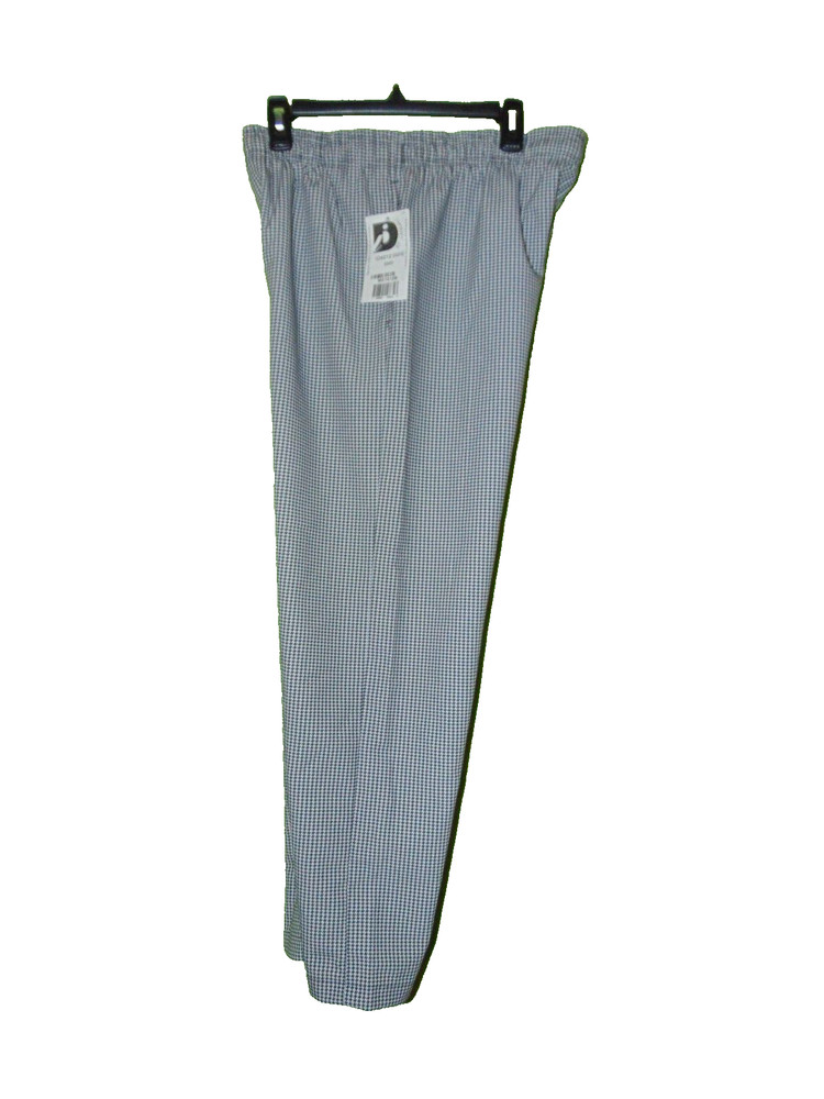 Landau Pull On Chef Kitchen Work Pants Medium Short New