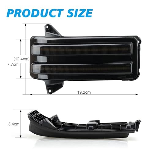 Sequential Switchback LED Side Mirror for Chevy Silverado GMC Sierra 2020-2023