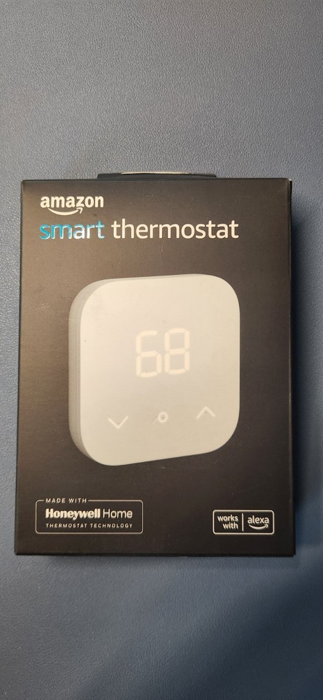 Amazon Smart Thermostat without C-Wire Adapter - White