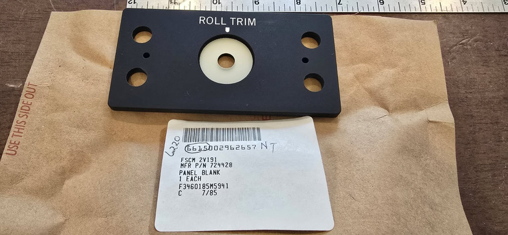 LOCKHEED MARTIN PANEL BLANK 724428 6220-00-296-2657