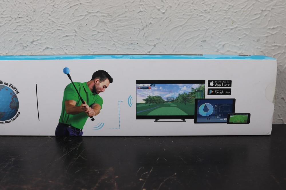 Phigolf Mobile Home Smart Screen Golf Simulator Swing Trainer World Tour Edition