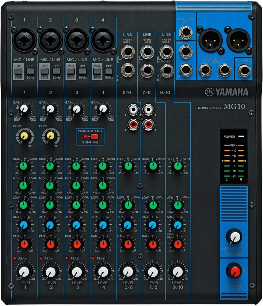 Yamaha MG10 10-Channel Mixer