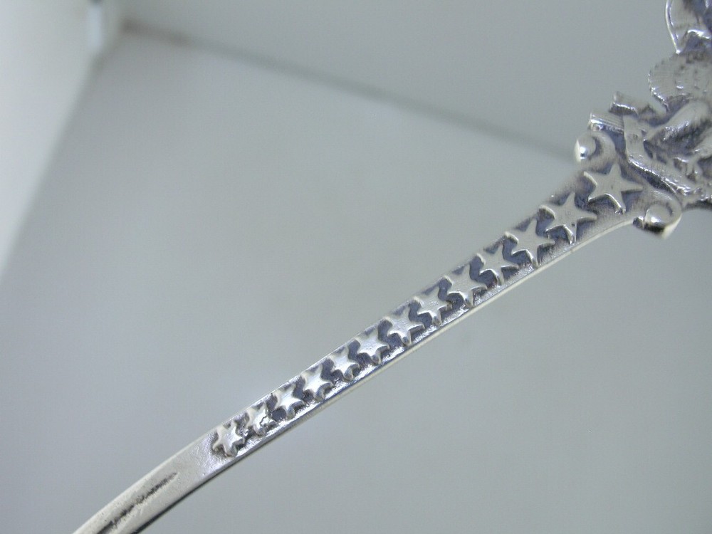 Sterling Silver GORHAM Cast Souvenir Spoon Cast WASHINGTON DC Eagle US Capitol