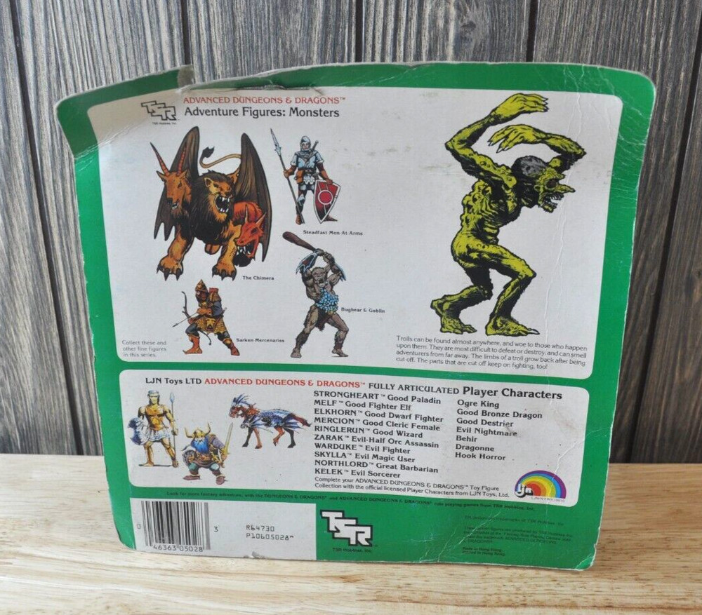 Advanced Dungeons & Dragons Terrible Troll & Goblin Figures-TSR