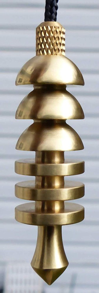 Iso-Ris Mini Brass Professional Dowsing Healing Pendulum