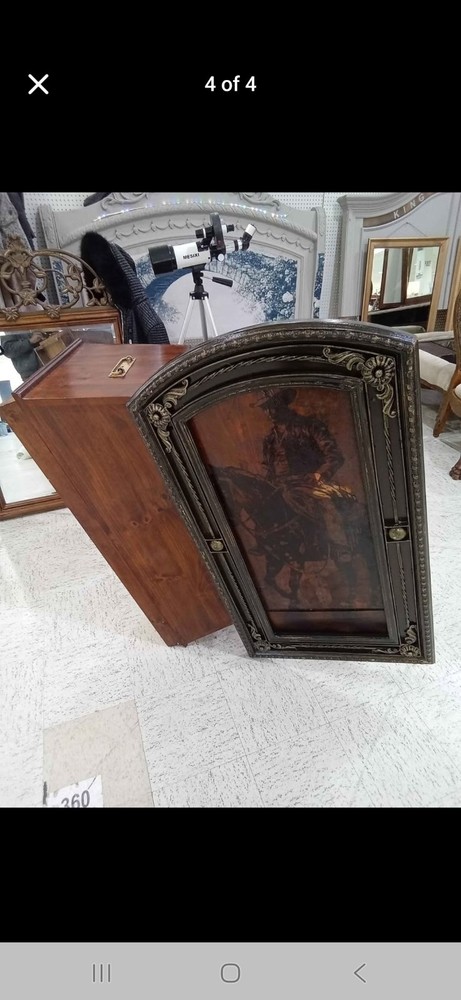 Custom Made Armoire, bookshelf, & trunk