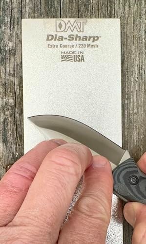 DMT D8X Diamond Dia-Sharp Bench Stone, Knife Sharpener - Extra Coarse (220) Flat