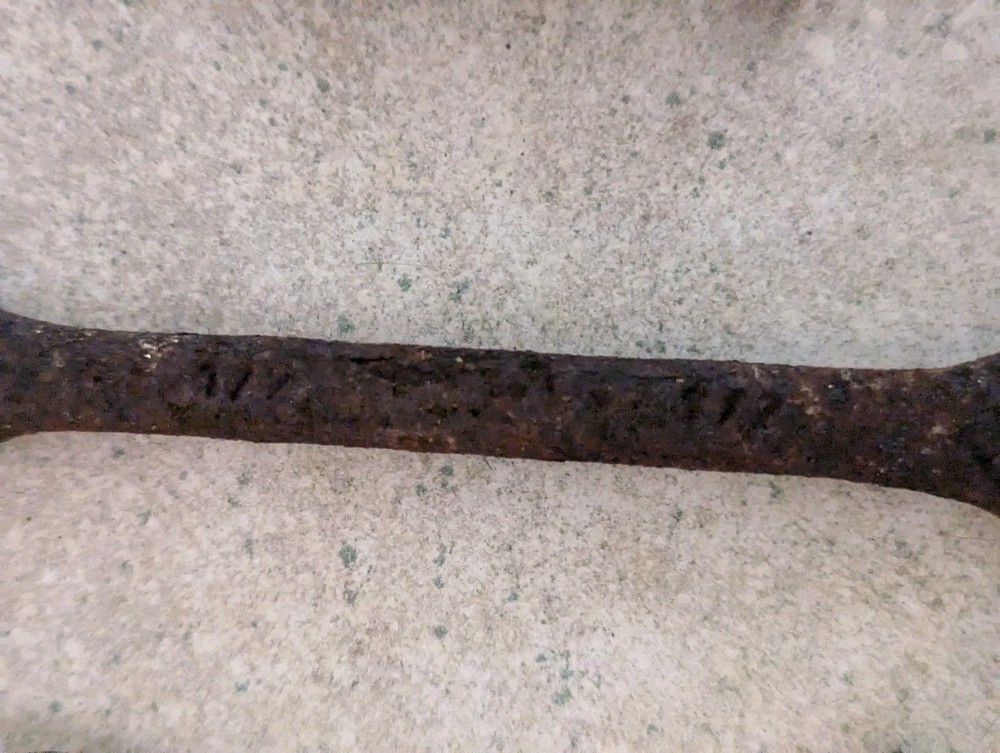 Lot Of 11 Rusty Old Hardware Pcs,Wrench,Hook,Loop,Ring, Handle,Latch,Primitive