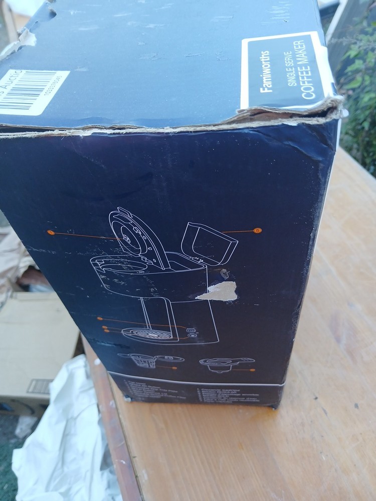 Sboly Single K- Pod Compatible Coffee Maker. EUC original packaging