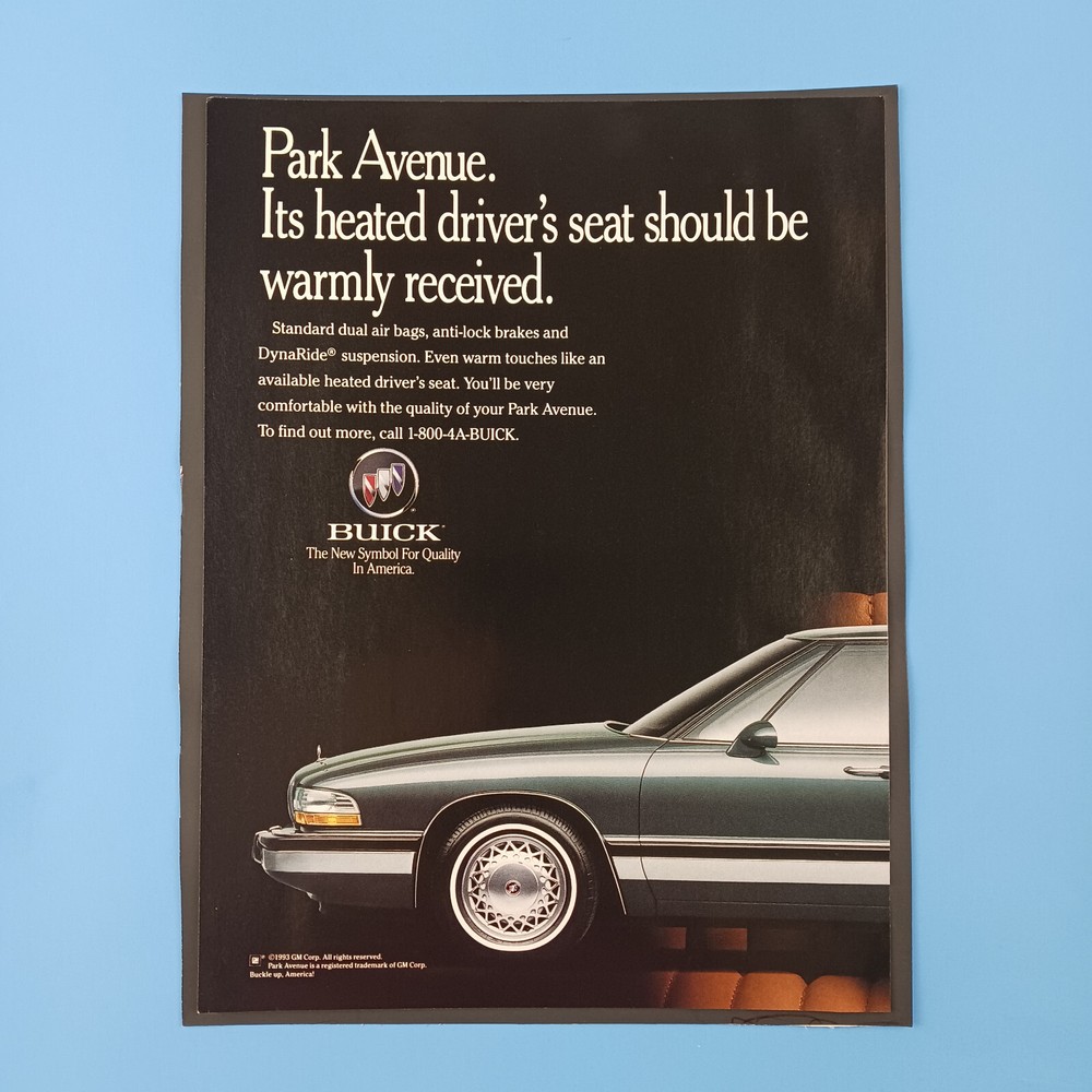 1994 Buick Park Avenue 2-Page Print Advertisement