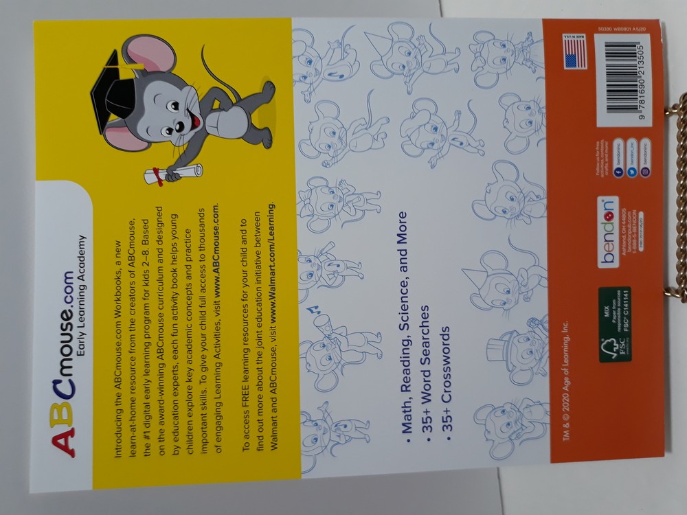 ABC Mouse Workbook: Games-Word Searches & Crosswords